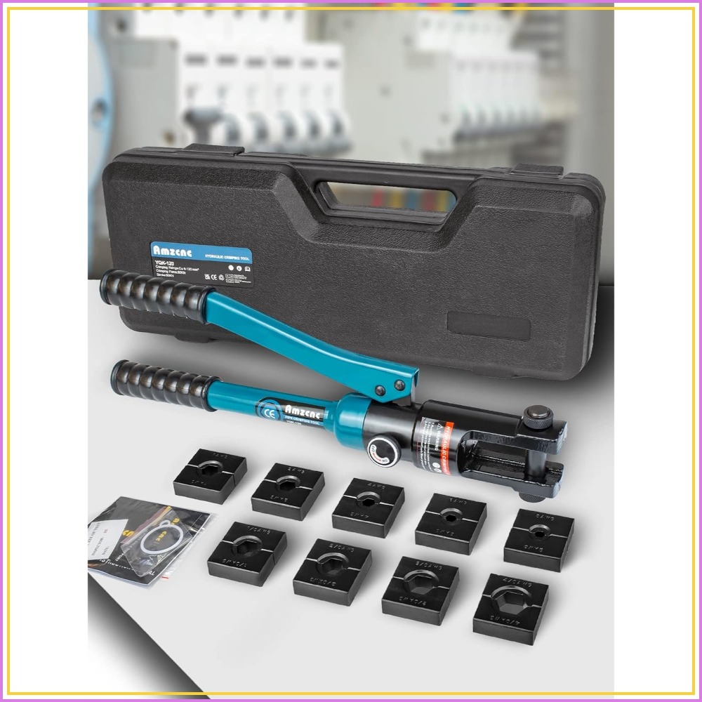 Tool Set - Compact Hydraulic Crimping Tool 8-4/0 AWG