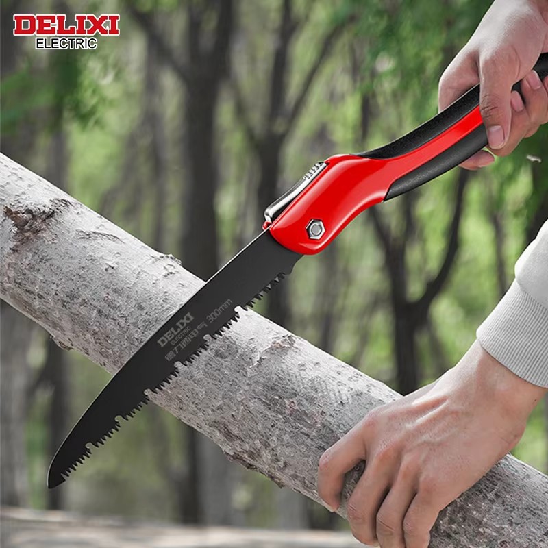 Hacksaw - Folding Hand Saw,SK5 Steel Blade,Anti-Slip Grip,Portable