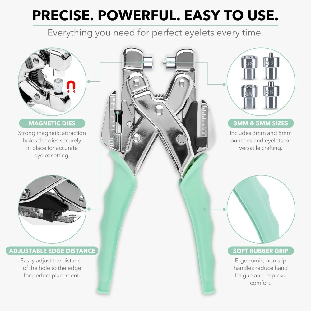 Grommet Tool Kit Handheld Hole - огляд і ціна Pliers