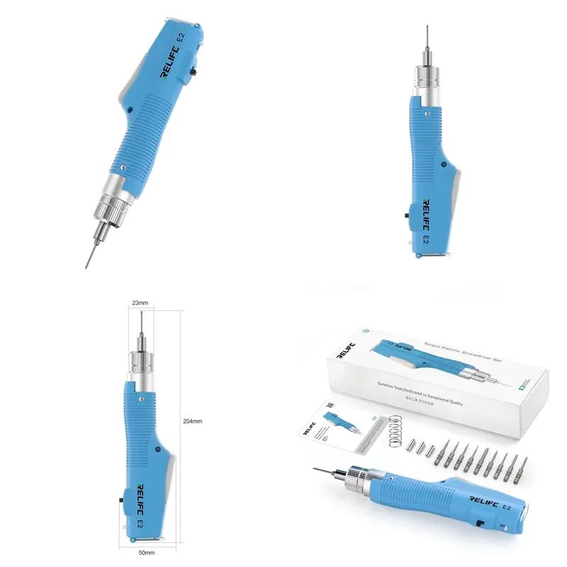 RELIFE E2 Torque Electric Scre - огляд і ціна Screwdriver Set