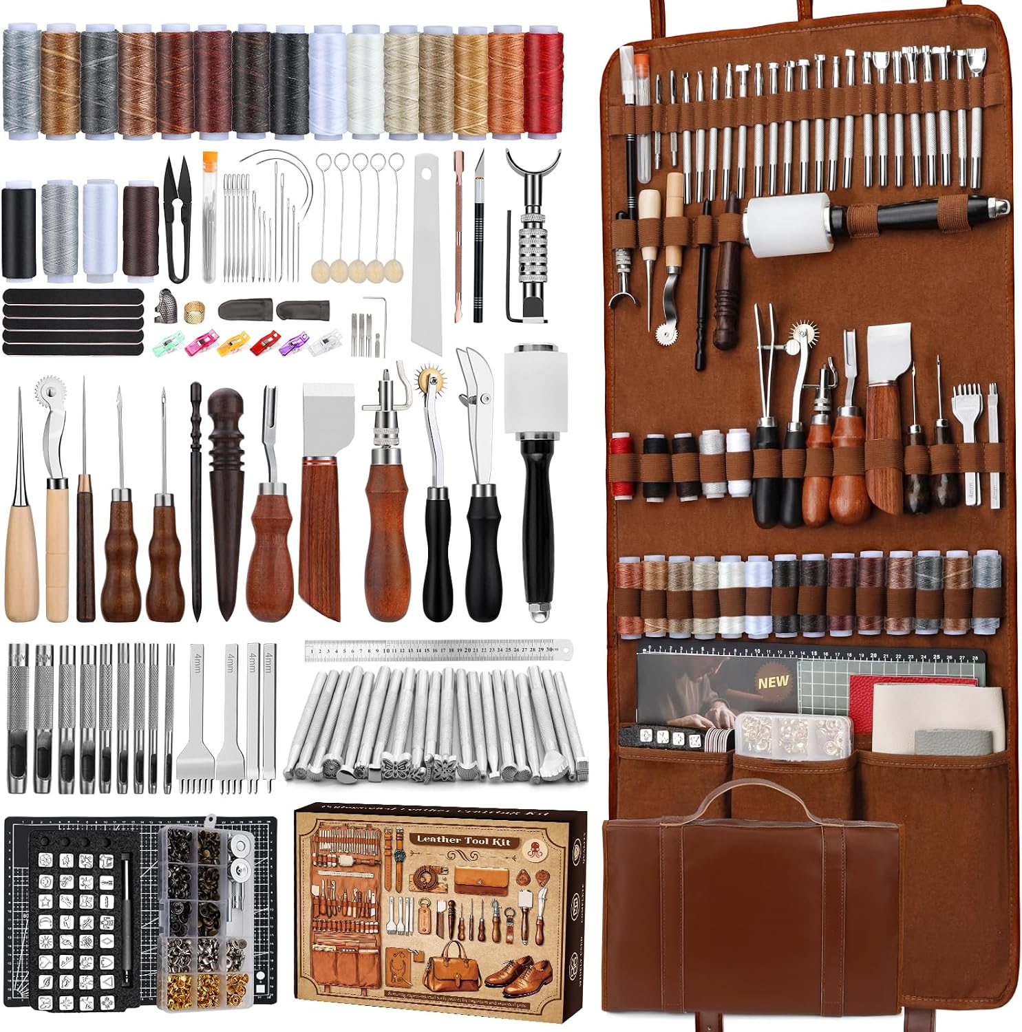 Leather Working Kit, Leather W - огляд і ціна Tool Bag
