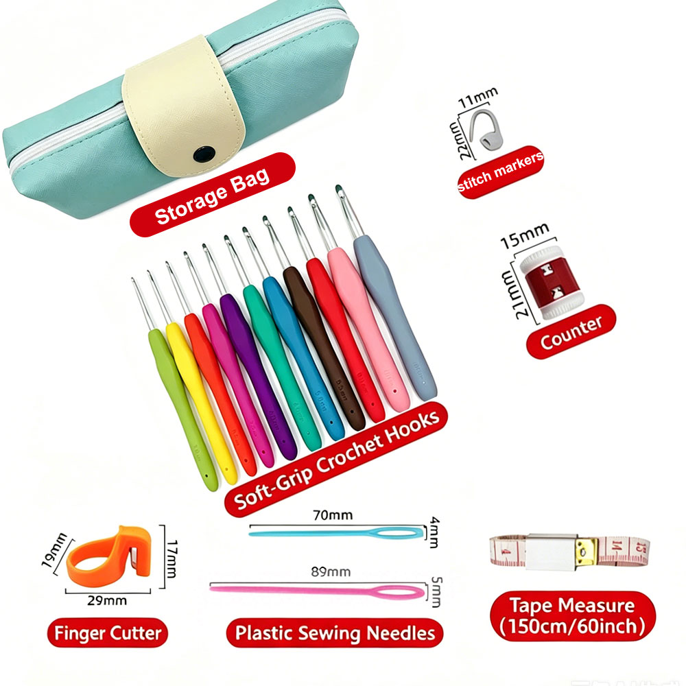 37pcs Crochet Hooks Kits with  - огляд і ціна Tool Set